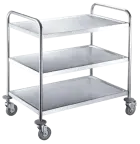 MOBILE 30 vozík 3-policový, 810x710x410 mm, nerez